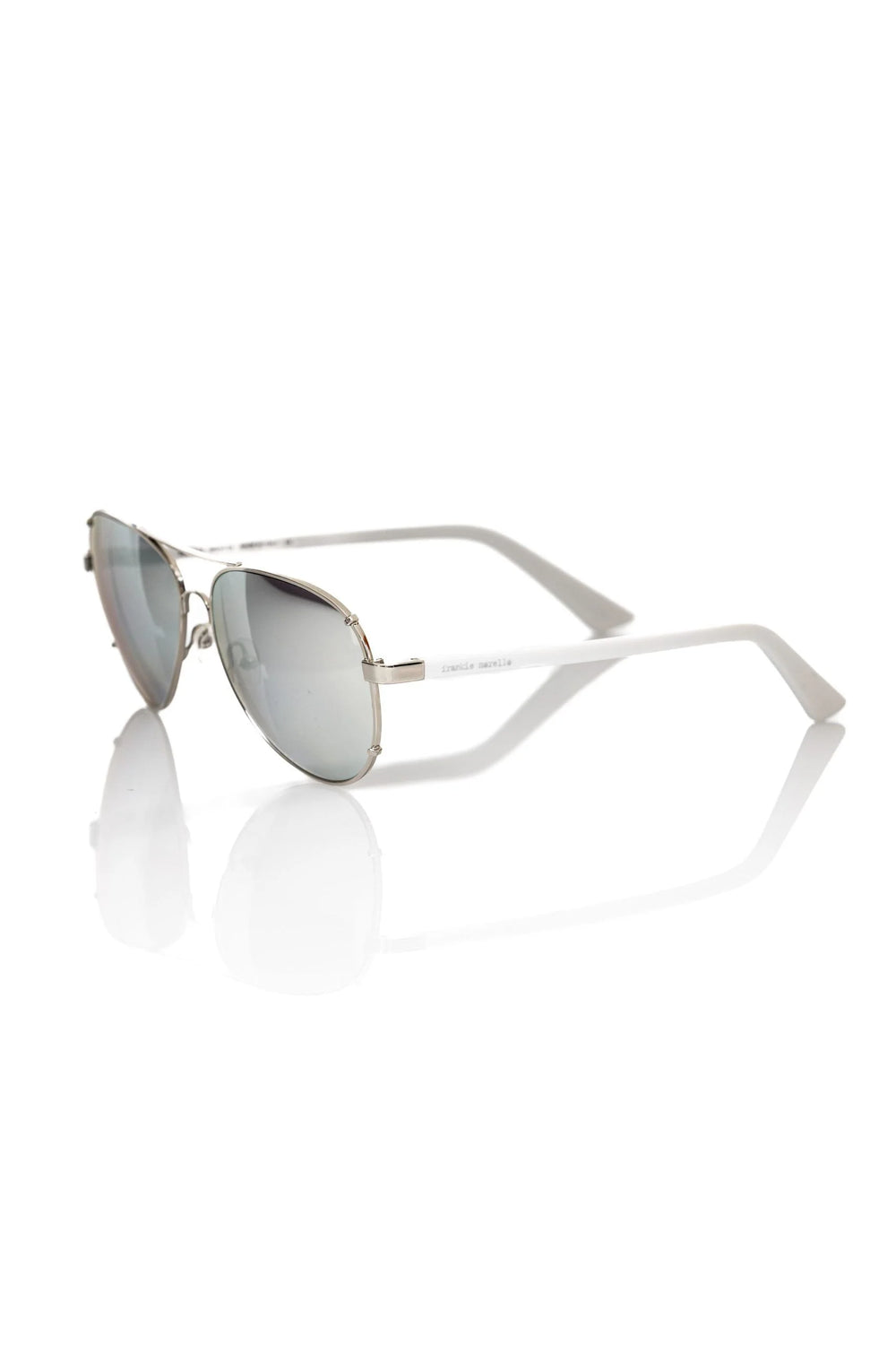 Frankie Morello Silver Metallic Fibre Men Sunglass - Sunglassesk