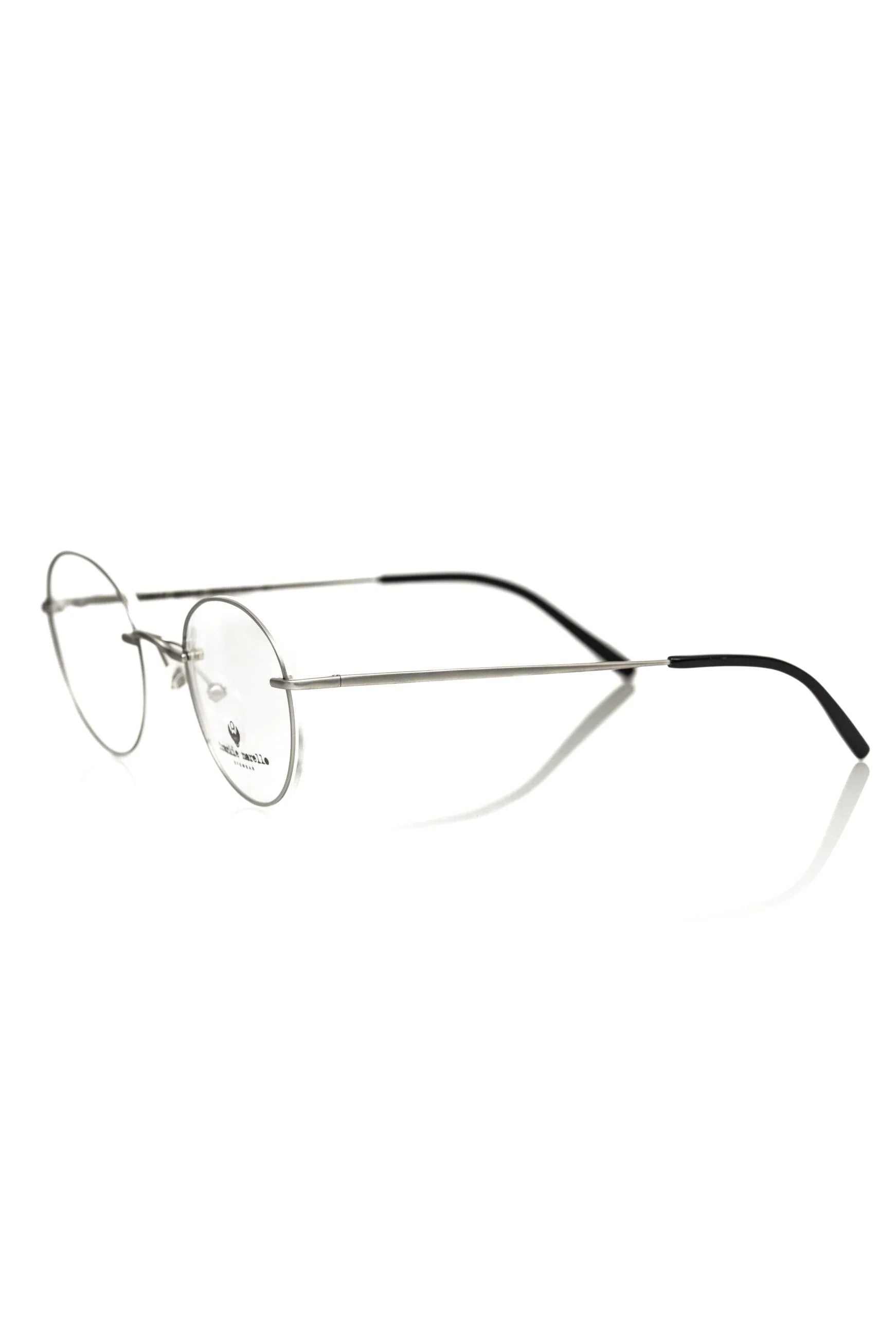 Frankie Morello Silver Metallic Men’s Frame - Eyeglasses