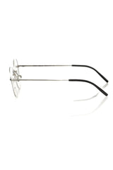 Frankie Morello Silver Metallic Men’s Frame - Eyeglasses