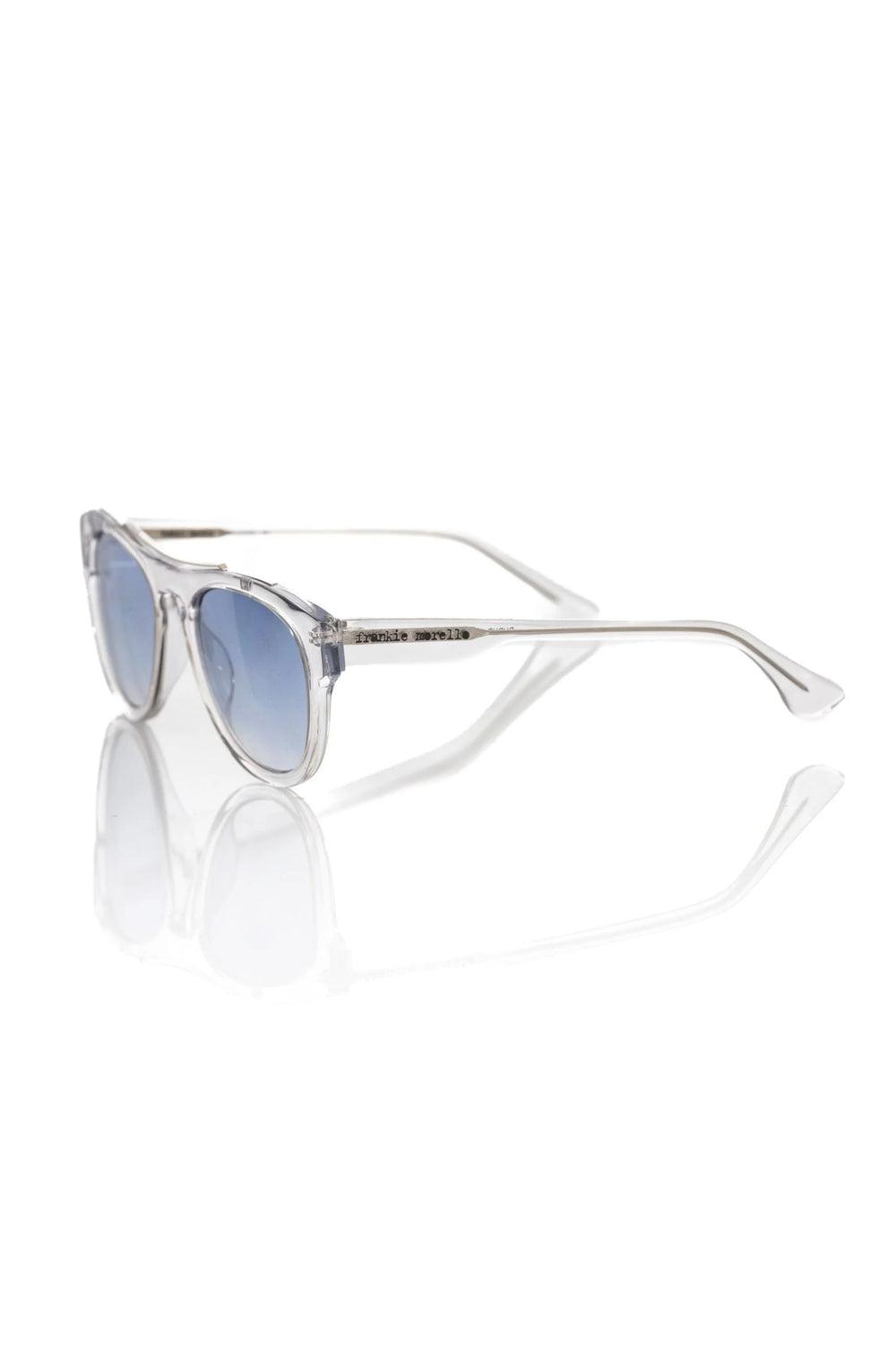 Frankie Morello White Acetate Men’s Sunglass - Sunglasses