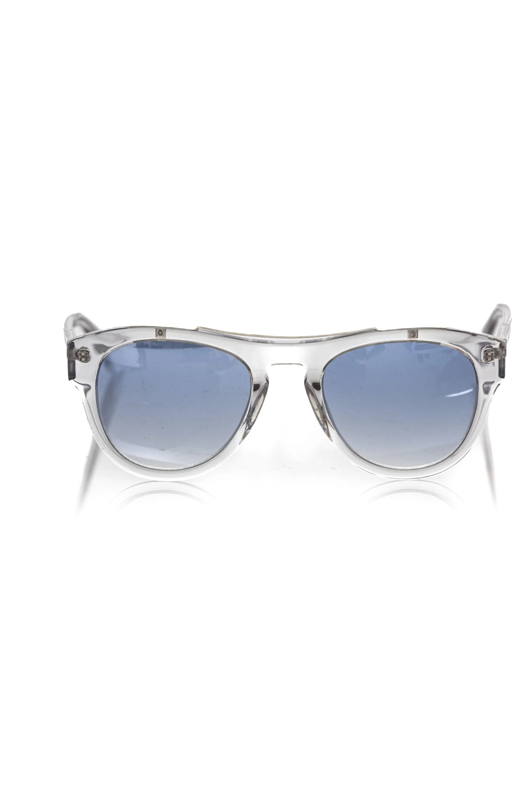 Frankie Morello White Acetate Men’s Sunglass - Sunglasses