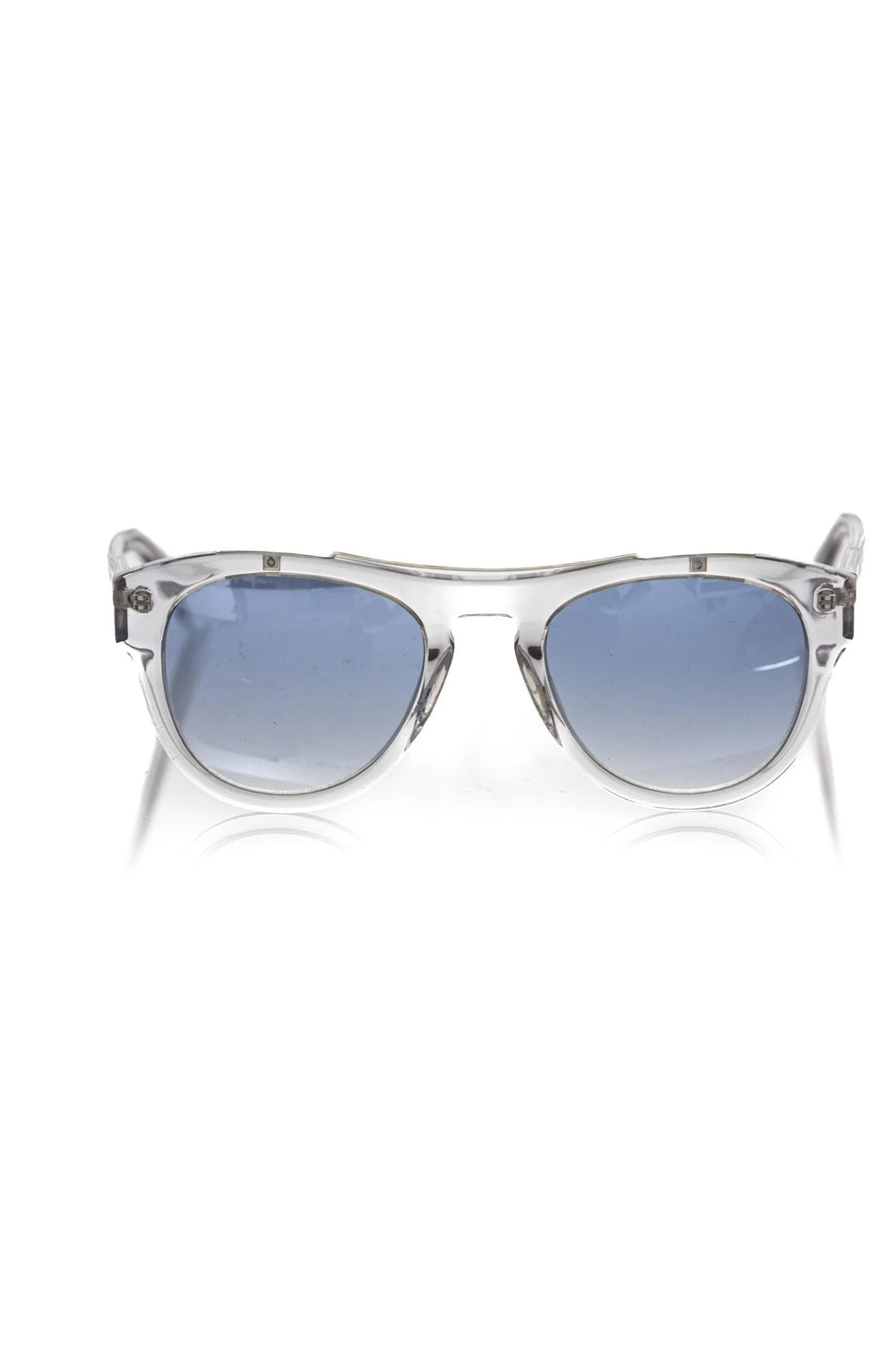 Frankie Morello White Acetate Men’s Sunglass - Sunglasses