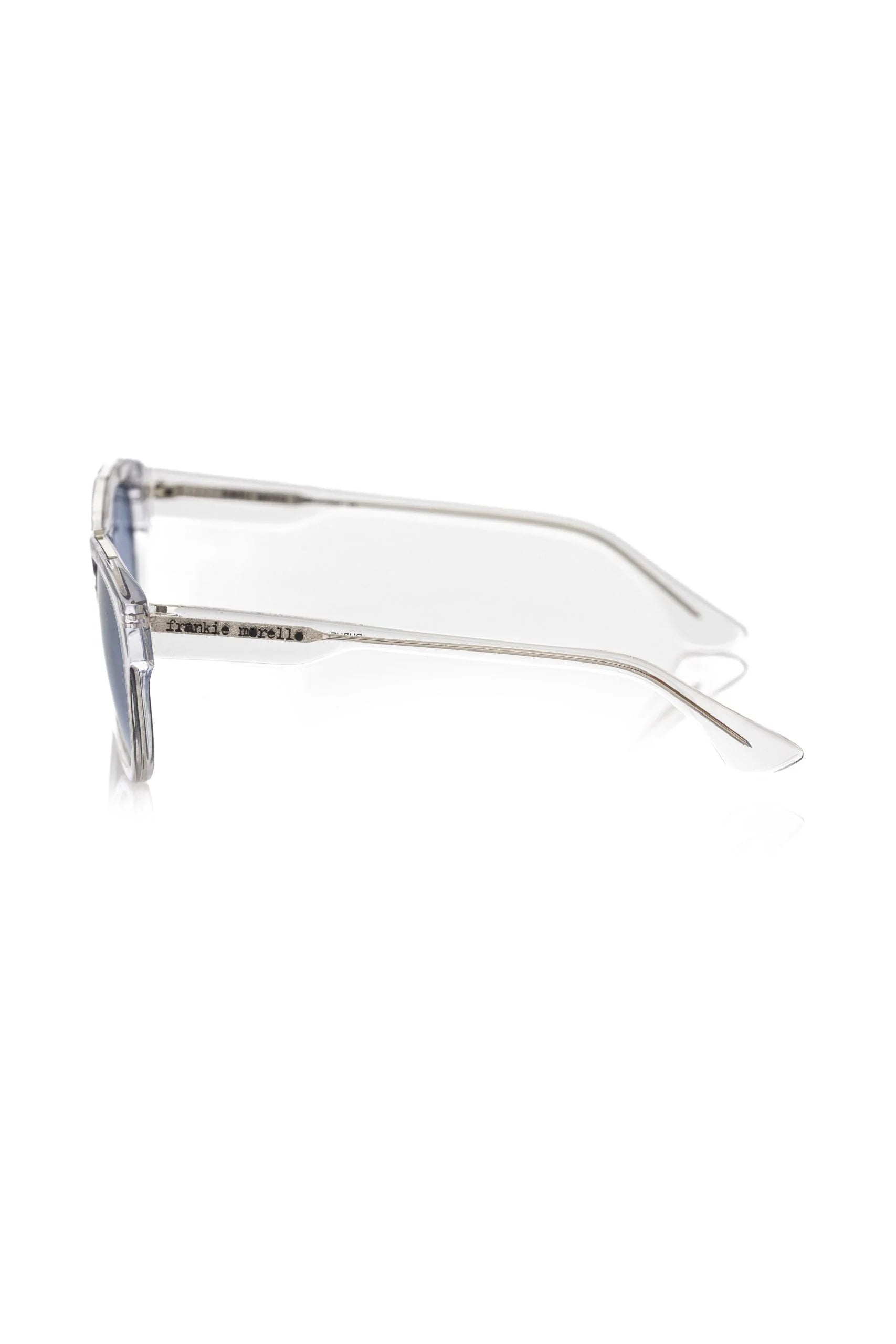 Frankie Morello White Acetate Men’s Sunglass - Sunglasses