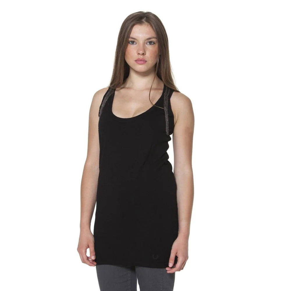 Fred Perry Black Wool Women T-Shirt - S