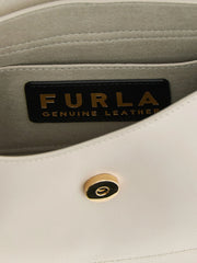 Furla Beige Calfskin Shoulder Bag