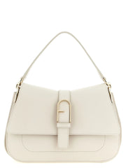 Furla Beige Calfskin Shoulder Bag