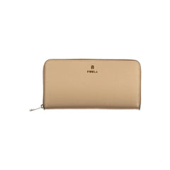 Furla Beige Leather Woman Wallet