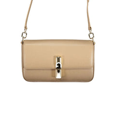 Furla Beige Leather Women Bag - Handbags