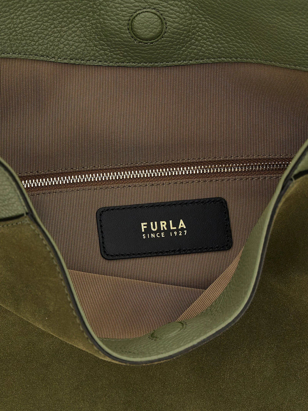 Furla Bicolor Calfskin Shoulder Bag