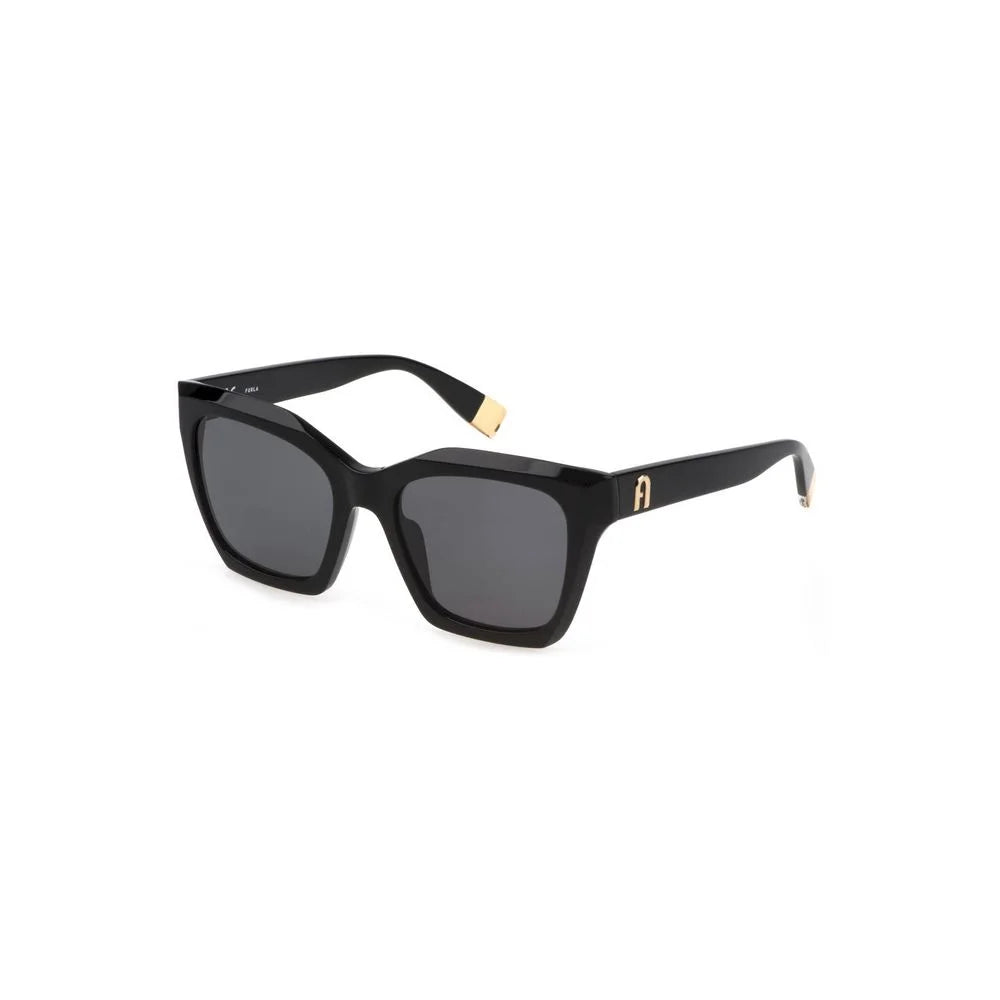 Furla Black Acetate Women Sunglass - Sunglasses