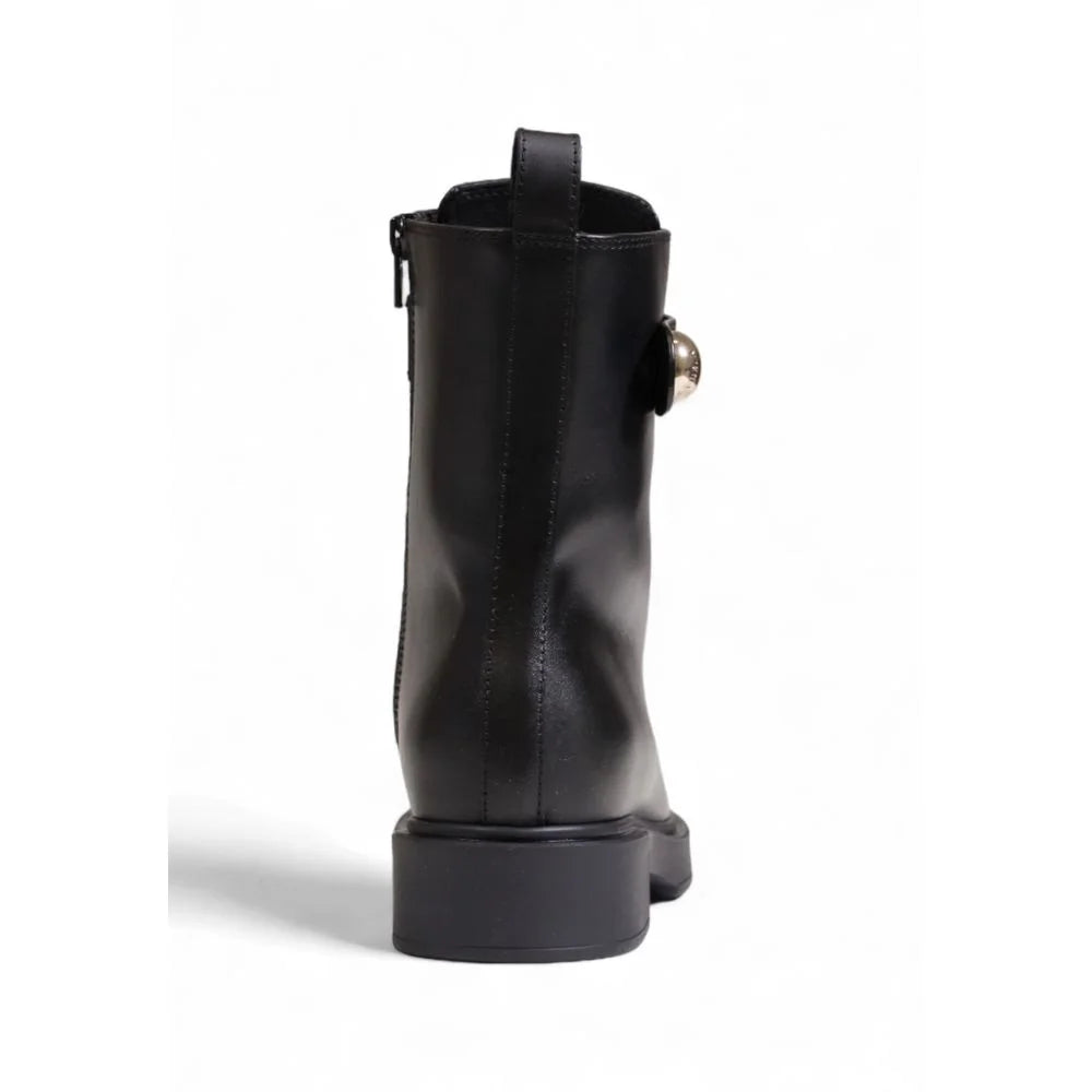 Furla Black Leather Boot - EU36/US6 - Boots