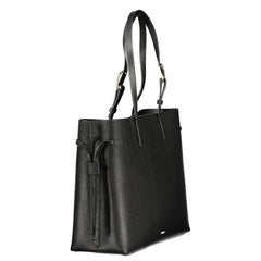 Furla Black Leather Women Handbag