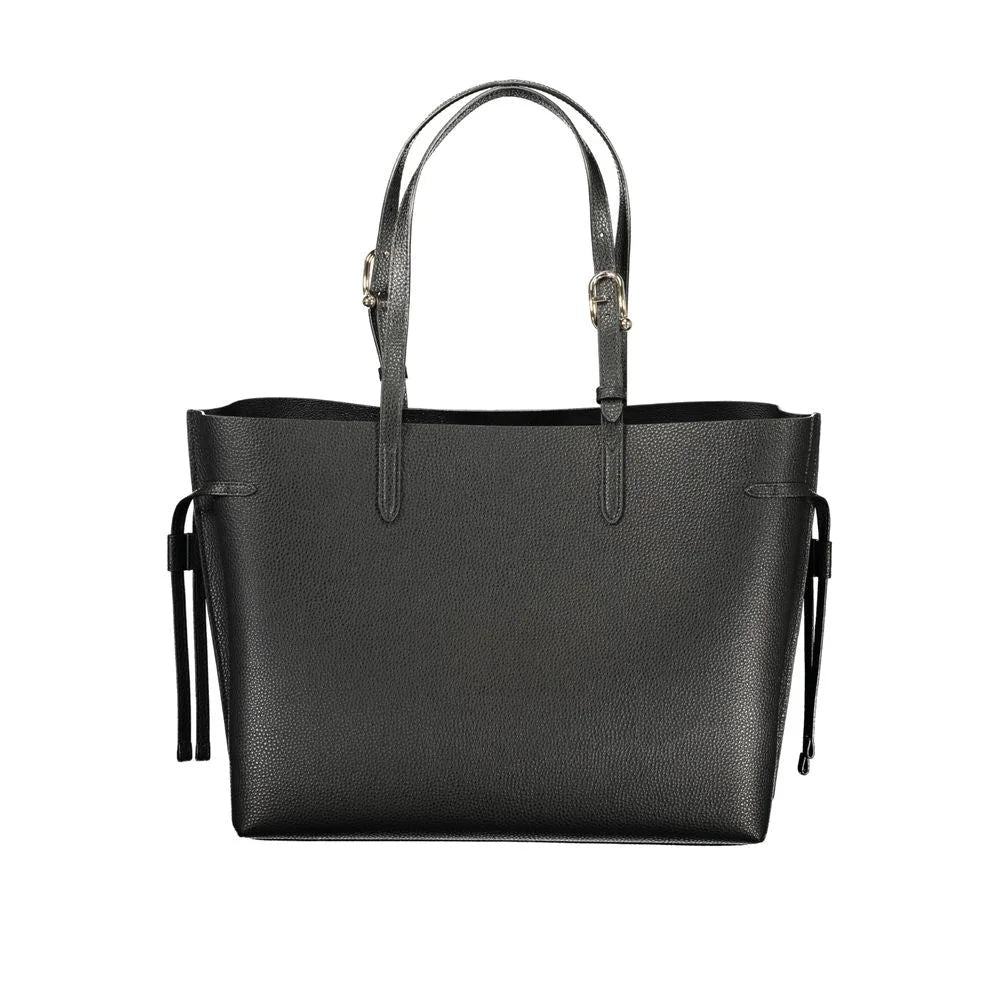 Furla Black Leather Women Handbag