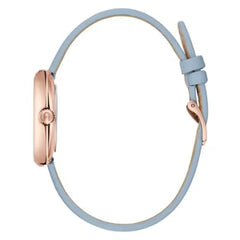 Furla Blue Leather Dress Watch