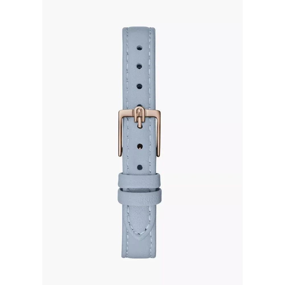 Furla Blue Leather Dress Watch