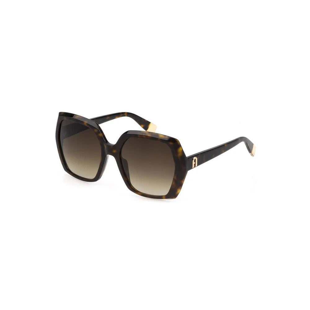 Furla Brown Acetate Women Sunglass