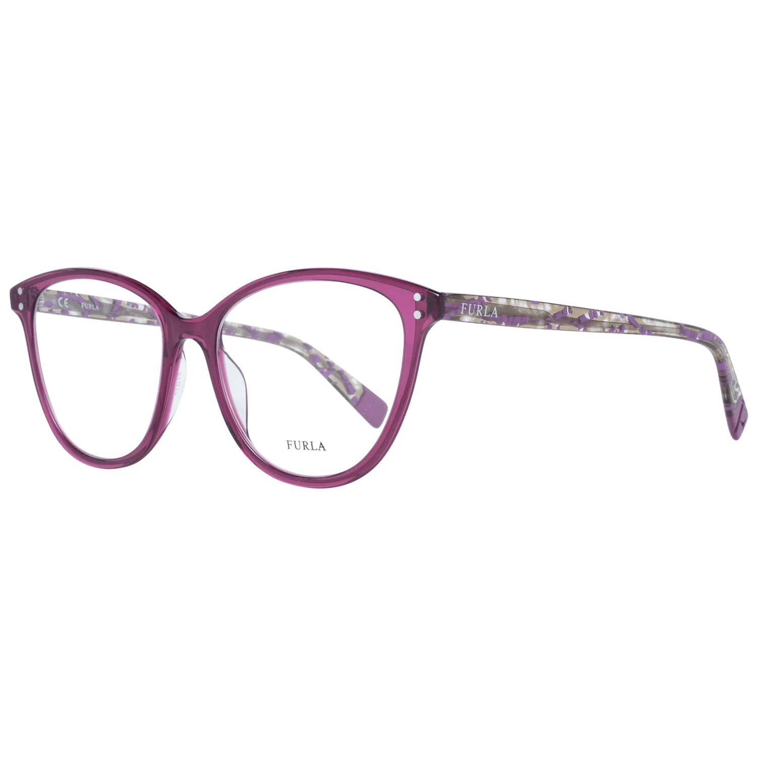 Furla Elegant Cat Eye Purple Eyeglasses for Women - Eyeglasses