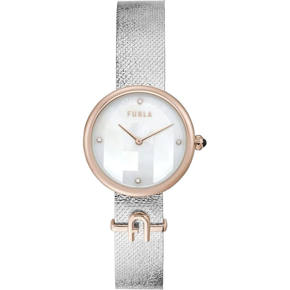 Furla Gray Stainless Steel Dress Watch