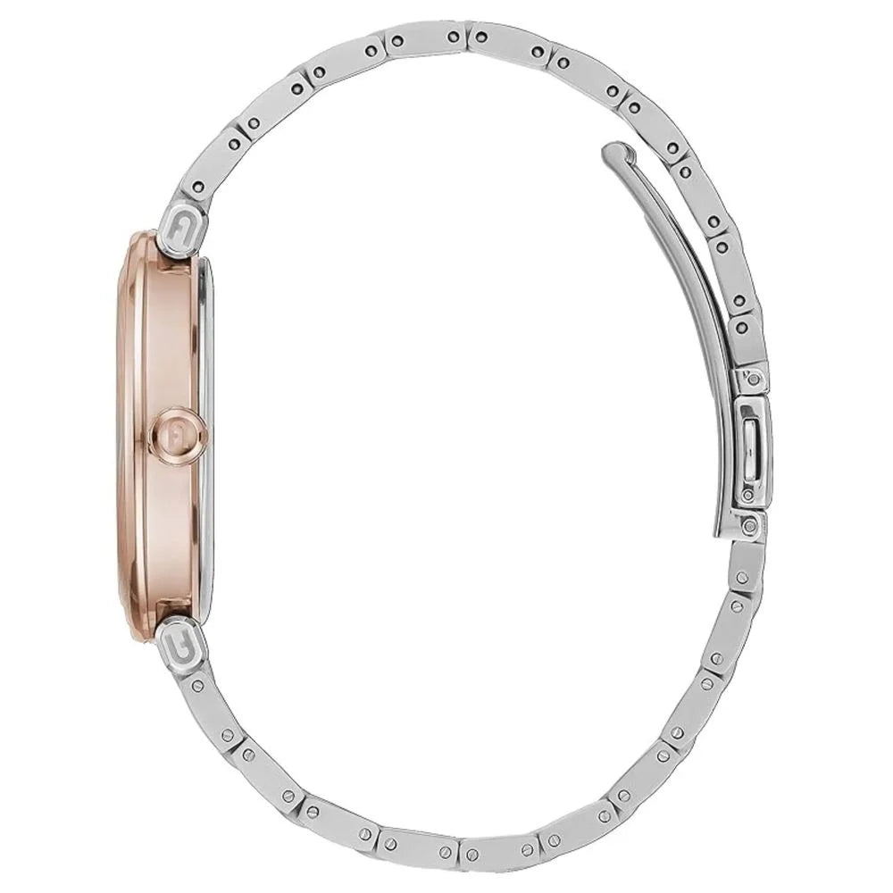 Furla Gray Stainless Steel Dress Watch
