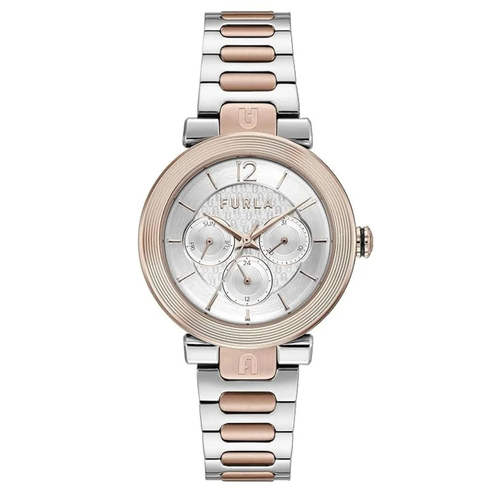 Furla Gray Stainless Steel Dress Watch