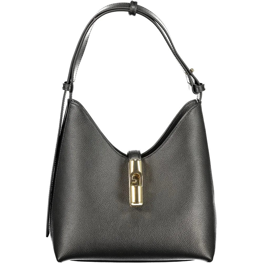 Furla Nero Leather Woman Bag - Shoulder Bags