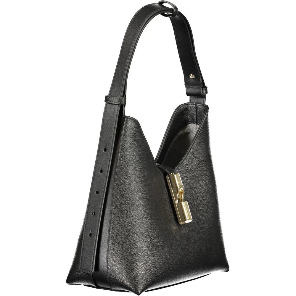 Furla Nero Leather Woman Bag - Shoulder Bags