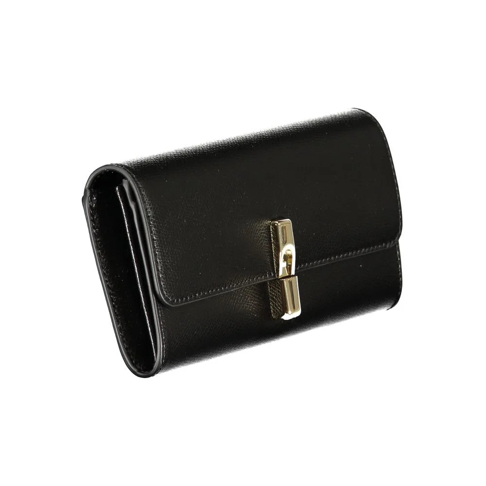 Furla Nero Leather Woman Wallet