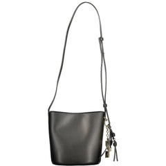 Furla Nero Leather Women Bucket Bag