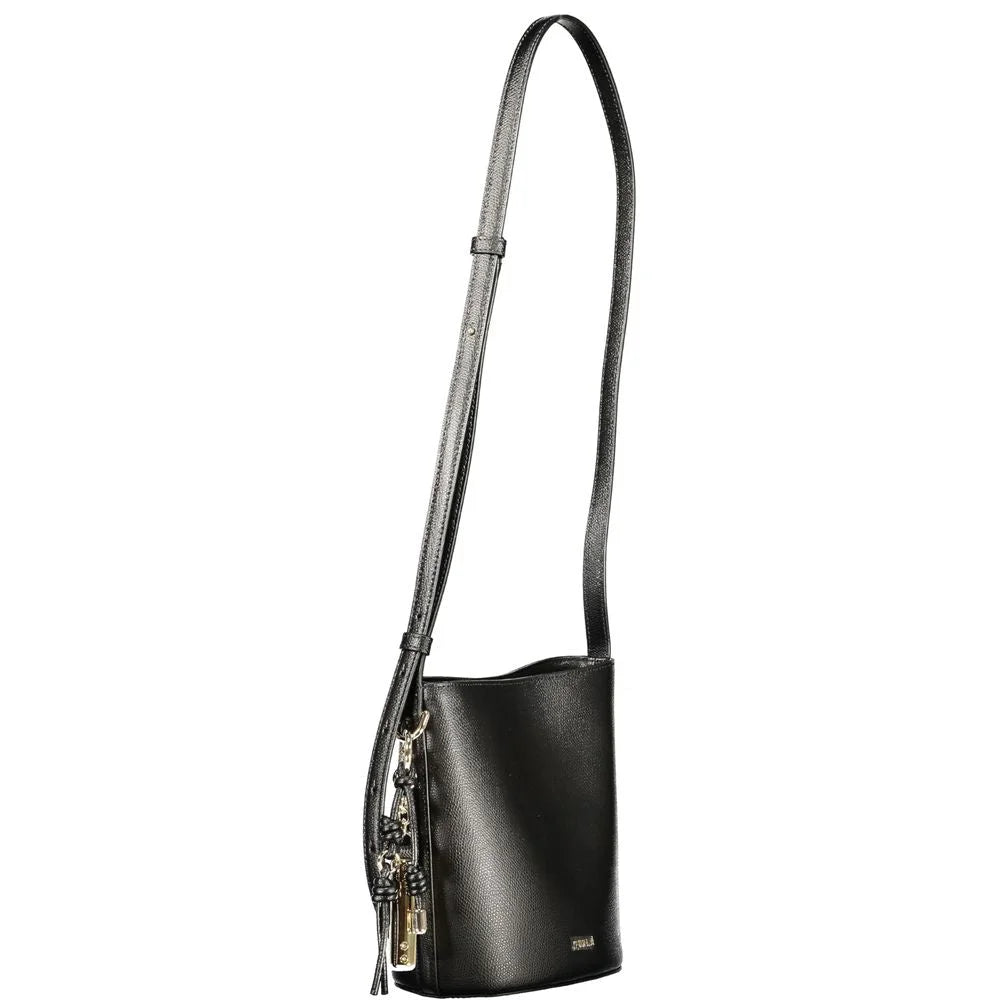 Furla Nero Leather Women Bucket Bag - Bucket Bags