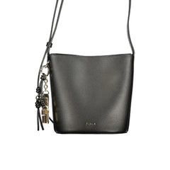 Furla Nero Leather Women Bucket Bag - Bucket Bags