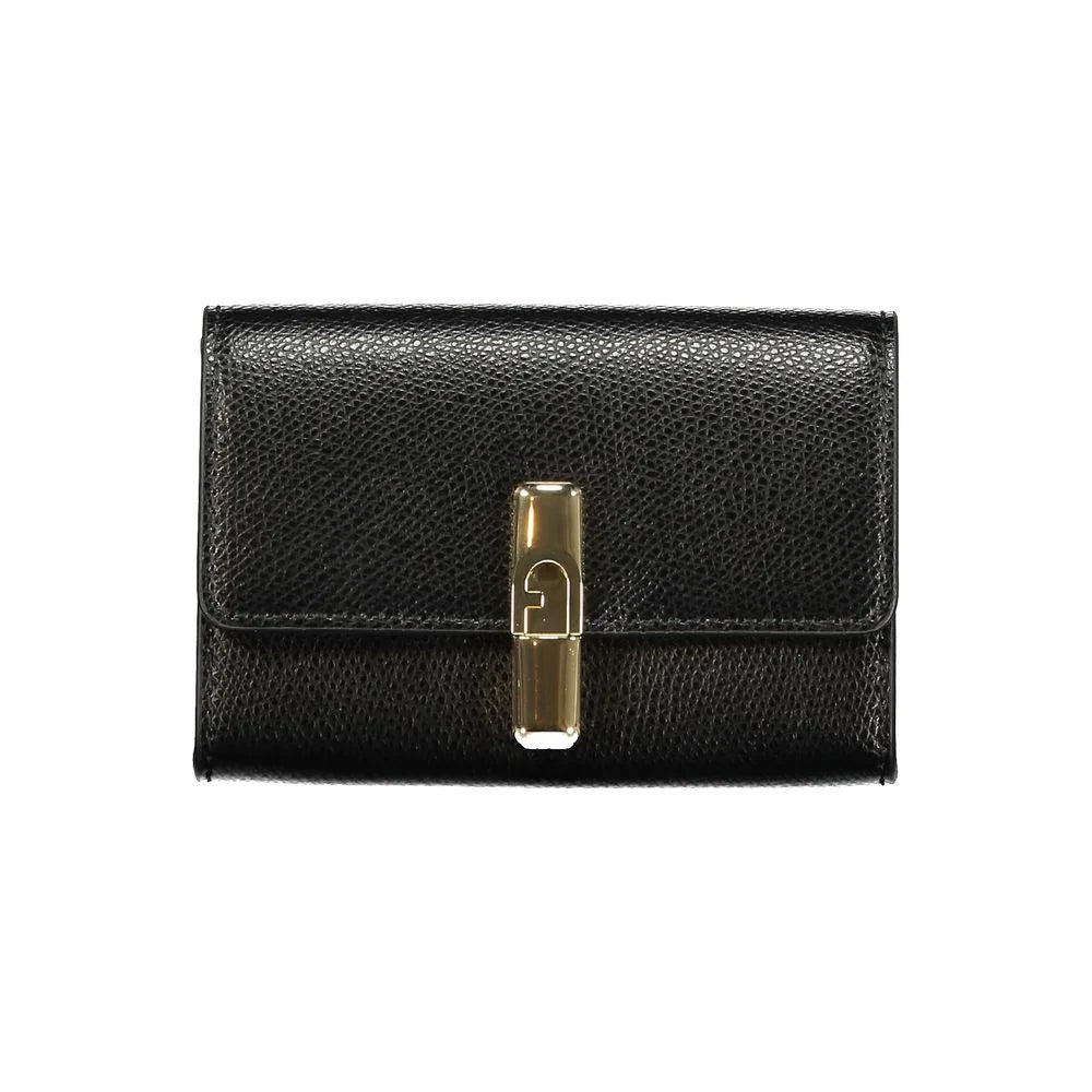 Furla Nero Leather Women Wallet - Wallets