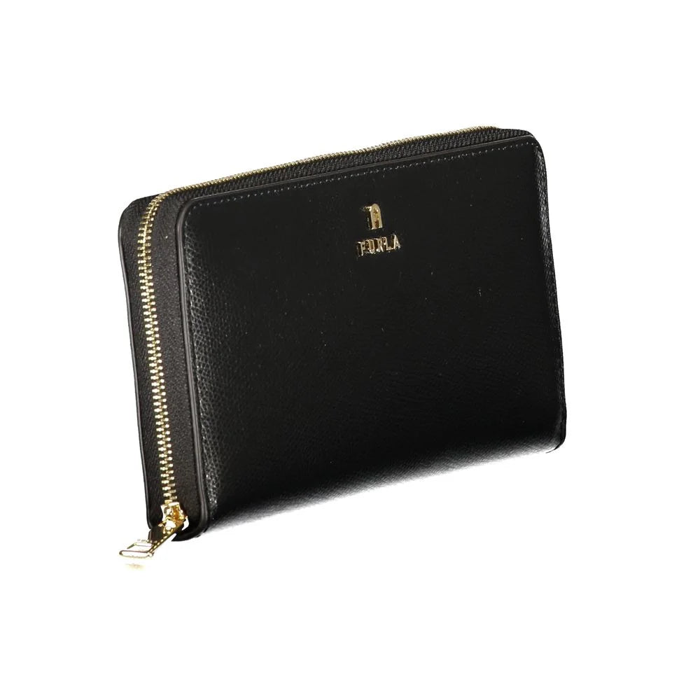 Furla Nero Leather Women Wallet - Wallets
