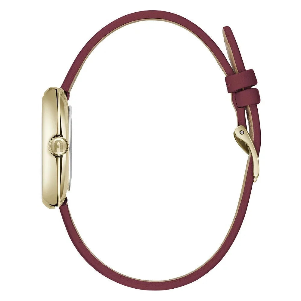 Furla Red Leather Dress Watch