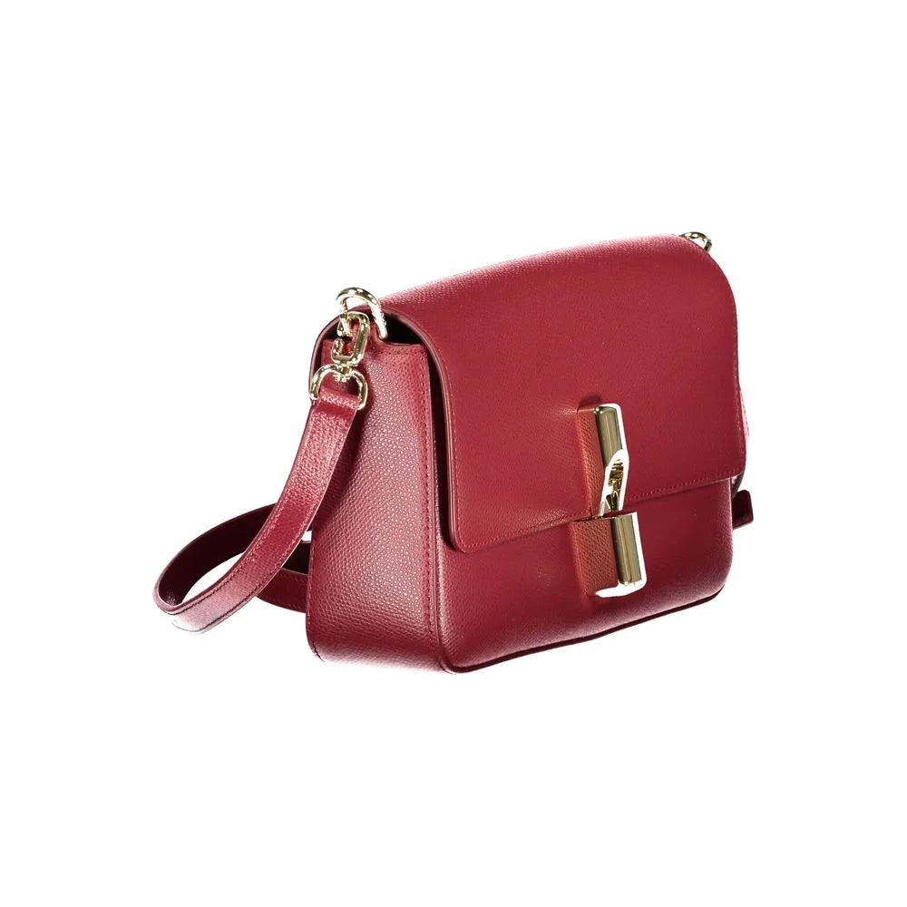 Furla Red Leather Women Handbag
