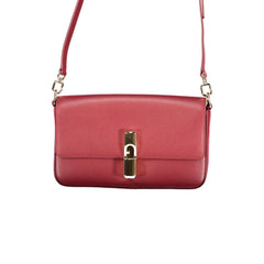 Furla Red Leather Women Handbag
