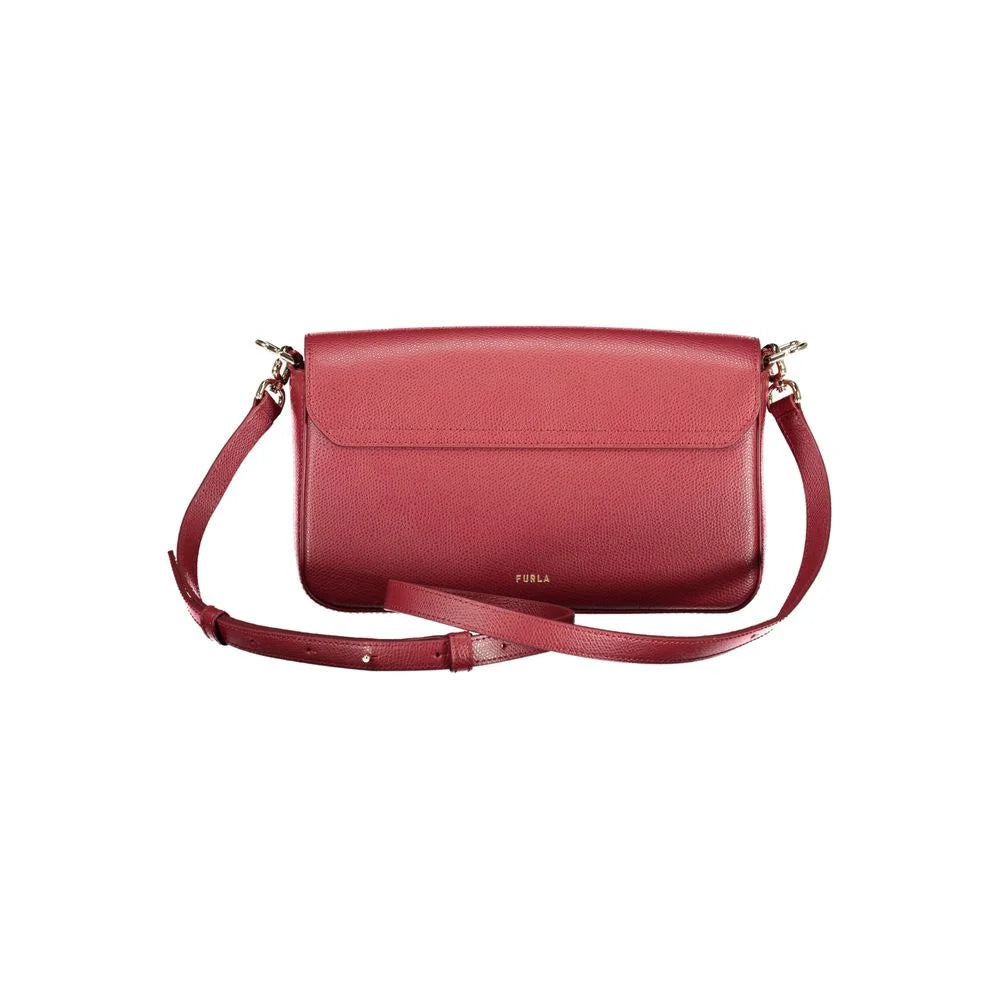 Furla Red Leather Women Handbag - Cross Body Bags