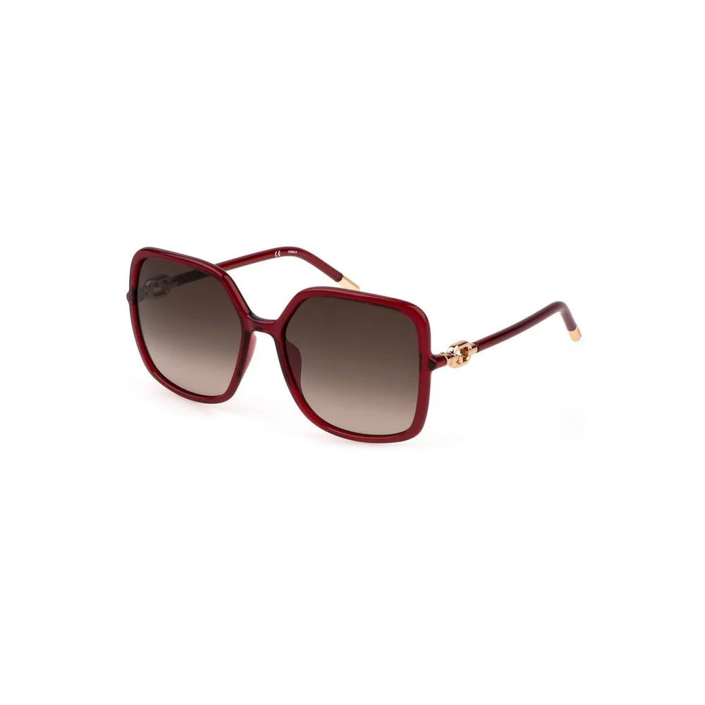 Furla Red Polycarbonate Women Sunglasses - Sunglasses