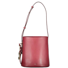 Furla Rosso Leather Woman Bucket Bag - Bucket Bags