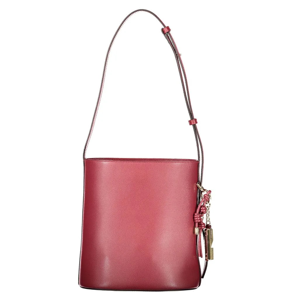 Furla Rosso Leather Woman Bucket Bag - Bucket Bags