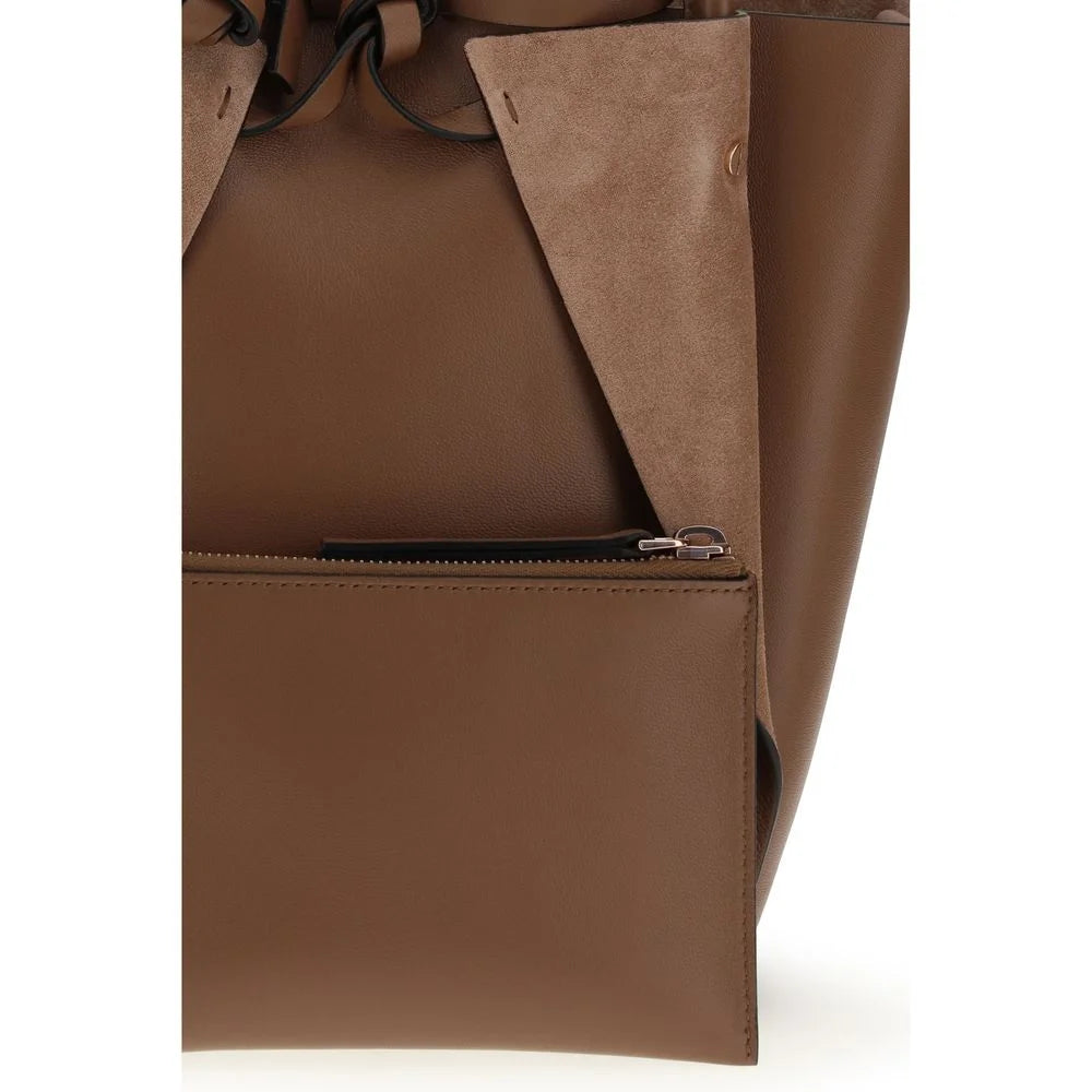 Gabriela Hearst Brown Lamb Ovis Aries Aries Shoulder Bag