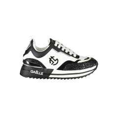 Gaelle Paris Black Polyester Sneaker
