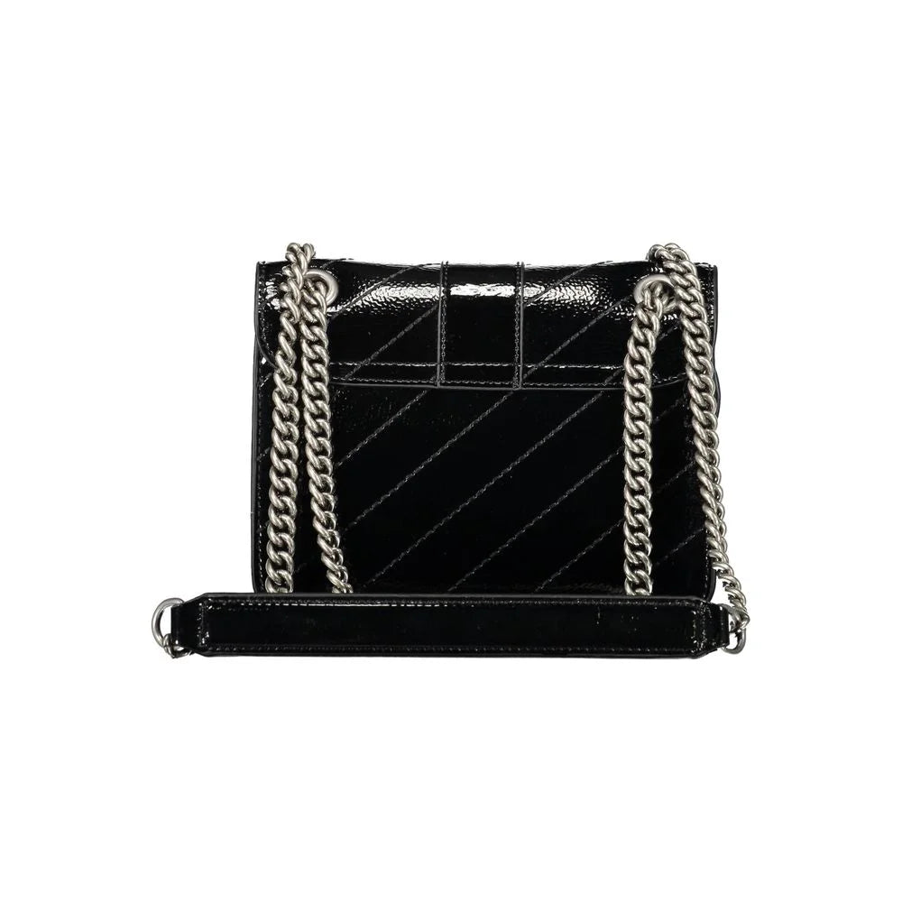 Gaelle Paris Black Polyethylene Handbag - Shoulder Bags