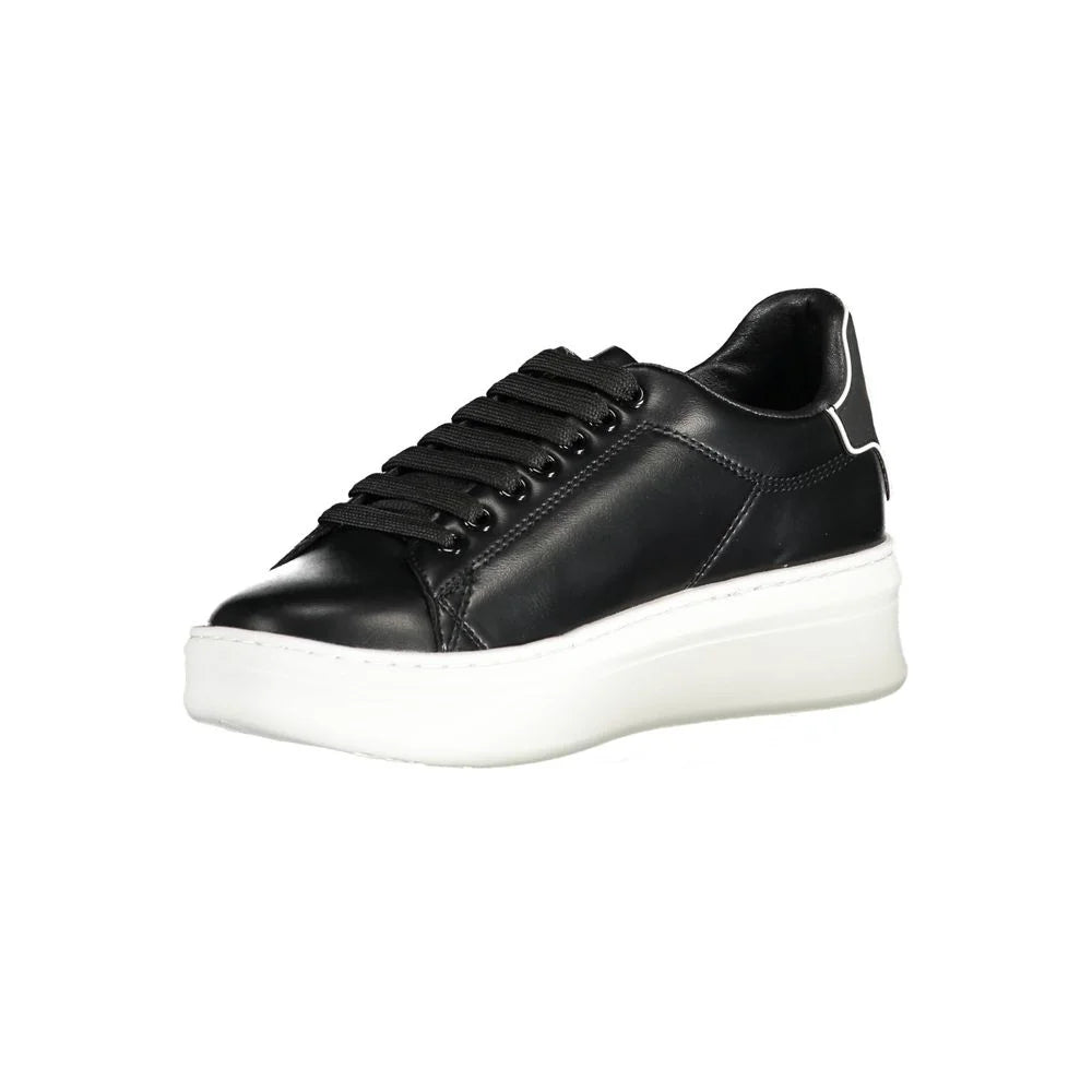 Gaelle Paris Black Polyethylene Sneaker - Sneakers