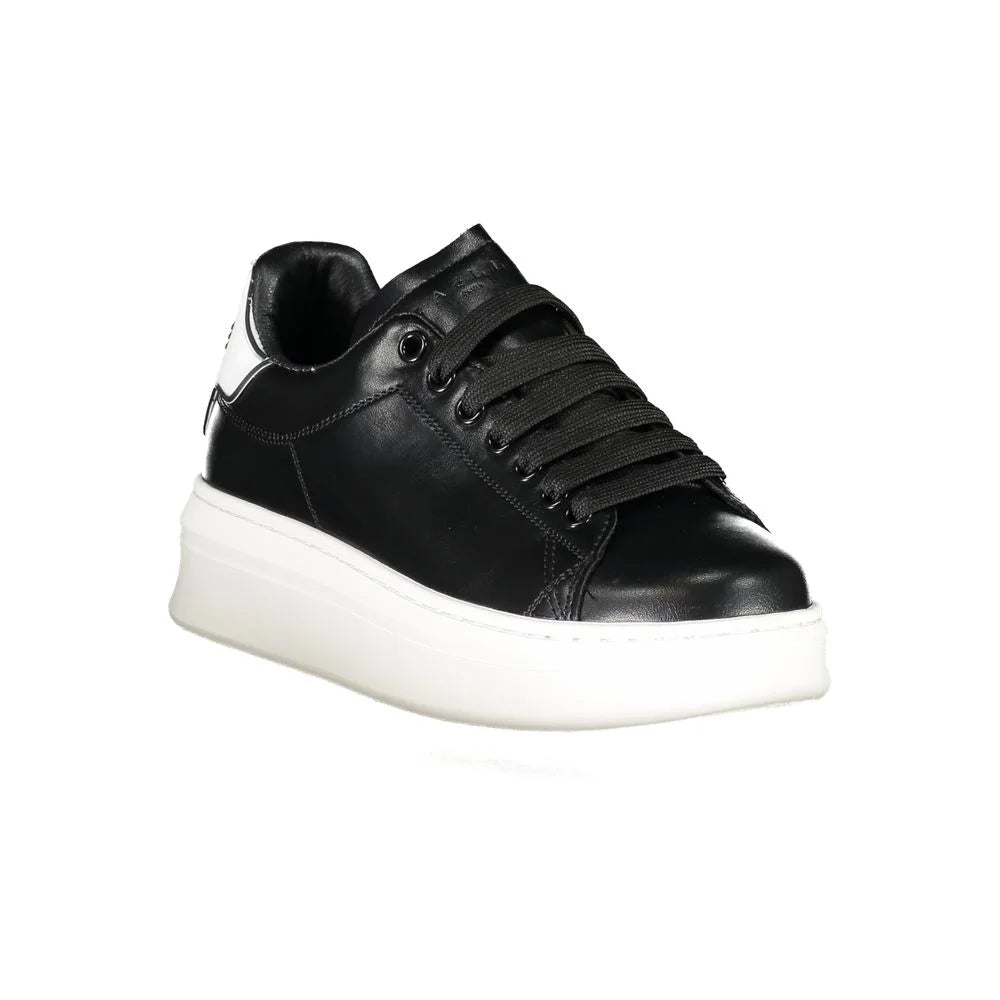 Gaelle Paris Black Polyethylene Sneaker - Sneakers