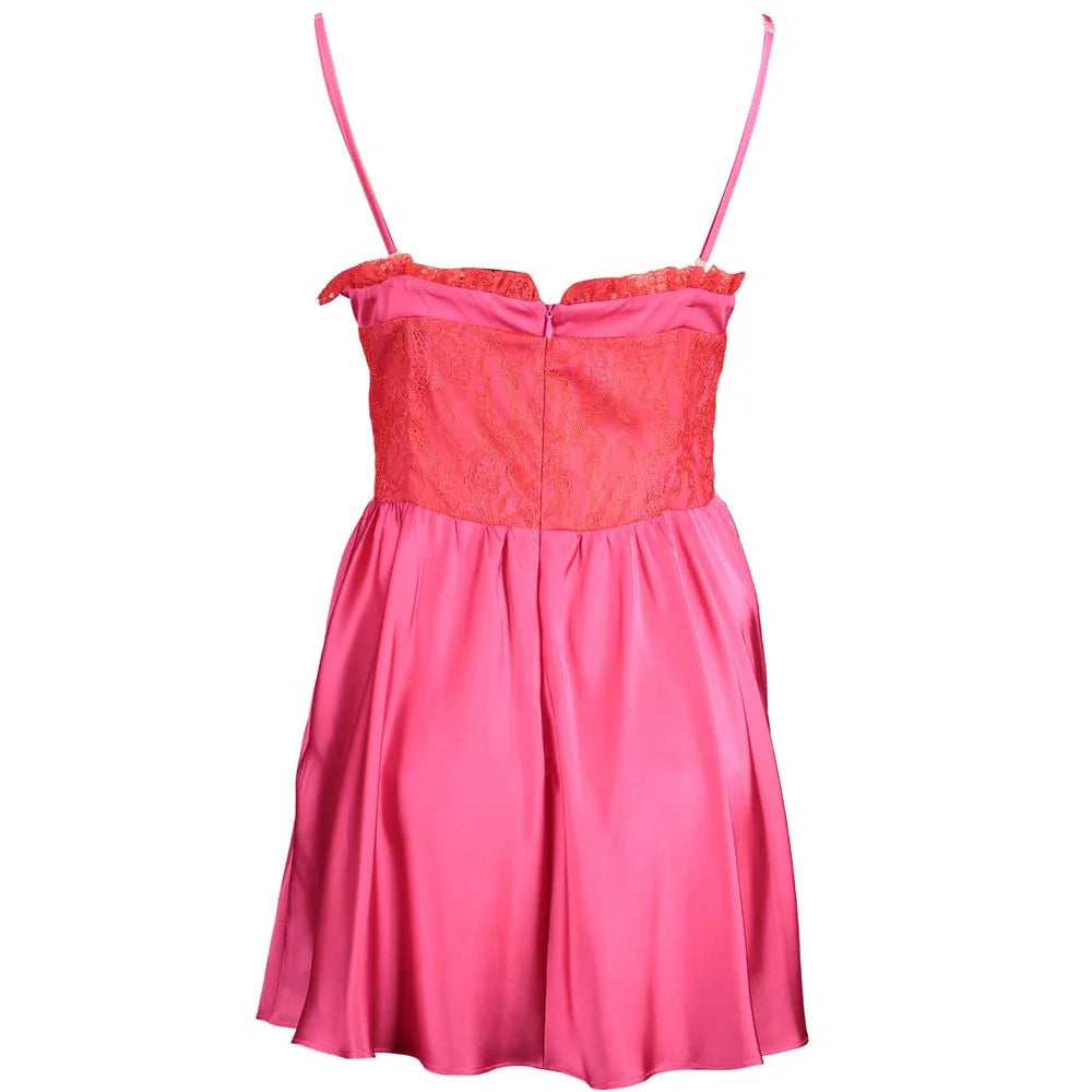 Gaelle Paris Pink Cotton Dress - Dresses