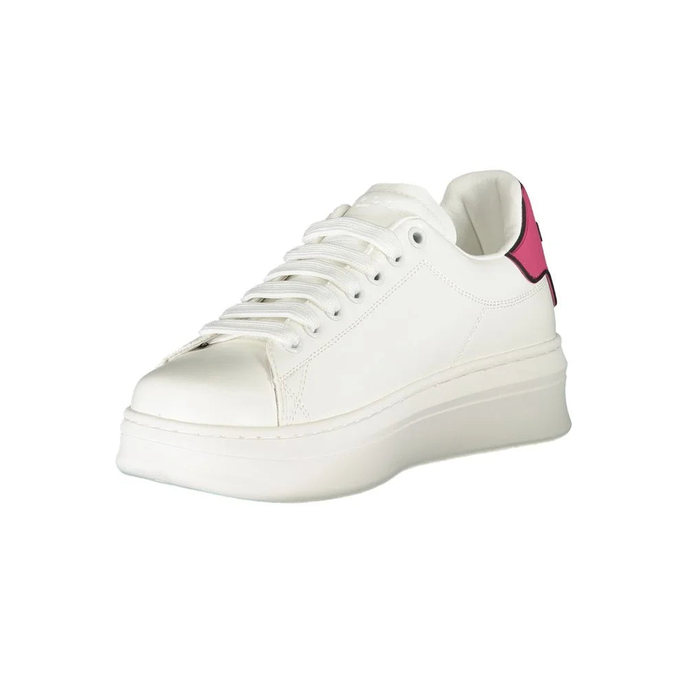 Gaelle Paris Pink Polyethylene Sneaker