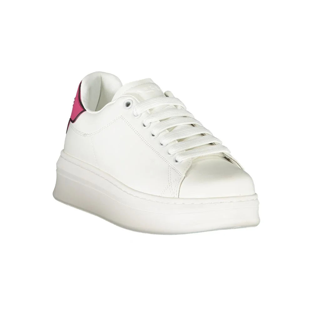 Gaelle Paris Pink Polyethylene Sneaker