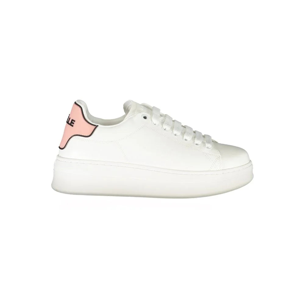 Gaelle Paris Pink Polyethylene Sneaker