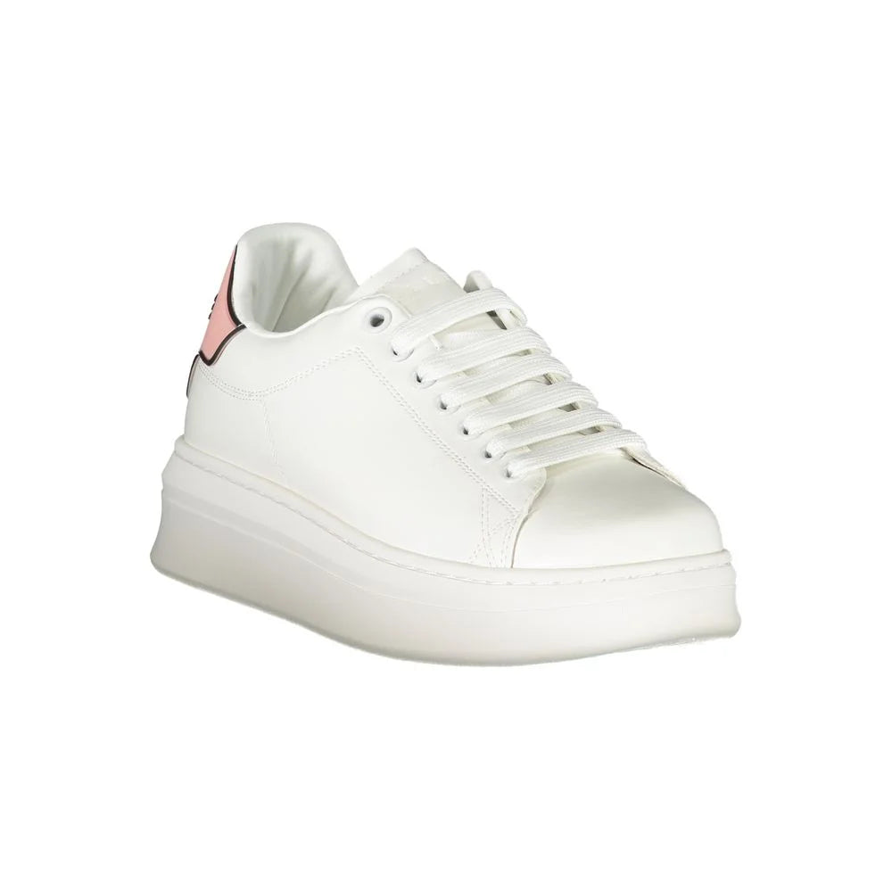 Gaelle Paris Pink Polyethylene Sneaker - Sneakers