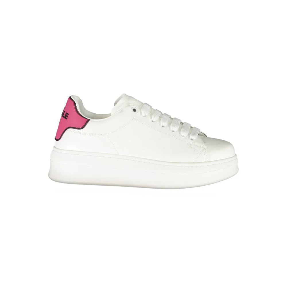 Gaelle Paris Pink Polyethylene Sneaker - Sneakers